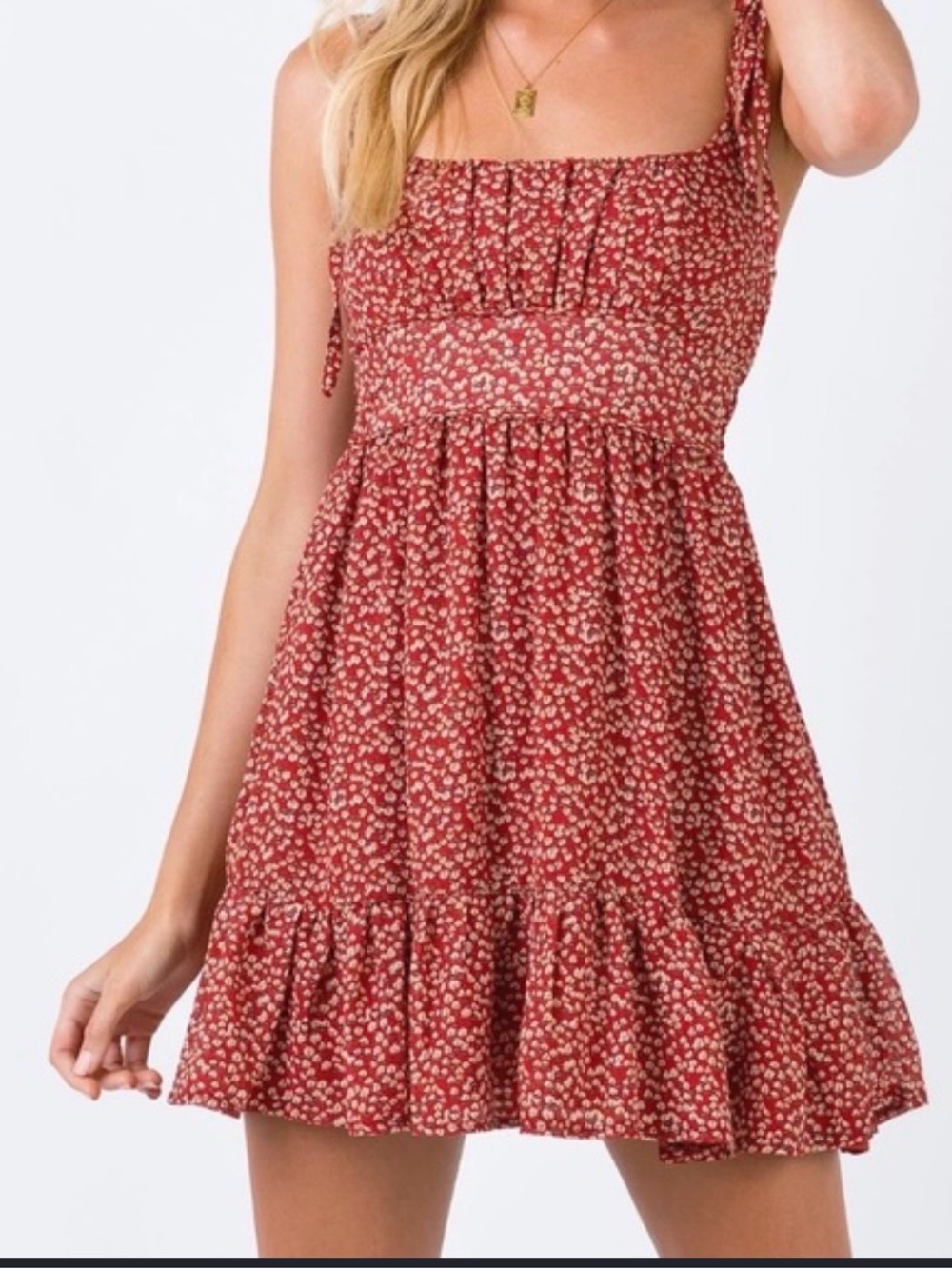 Princess Polly Bonnie Tie-Strap Mini Dress